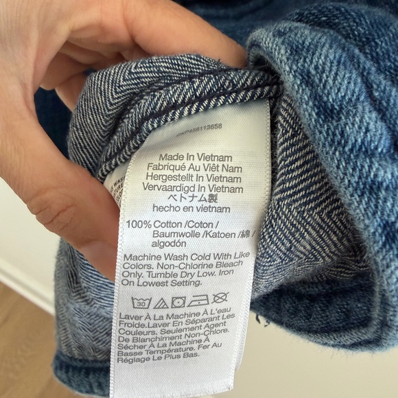 Madewell Dark 100% Cotton Shirt/Jacket - Picture 7 of 9